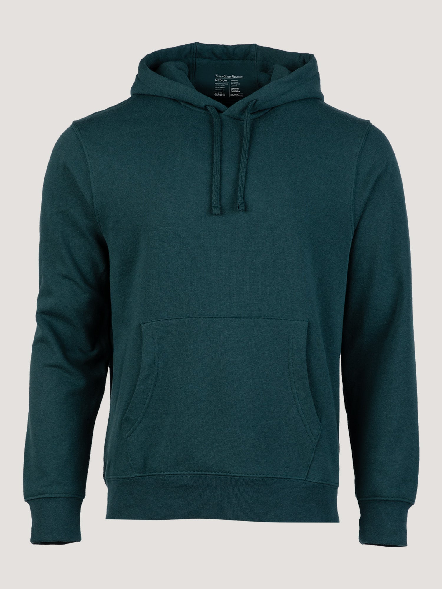 Dark Emerald Pullover Hoodie