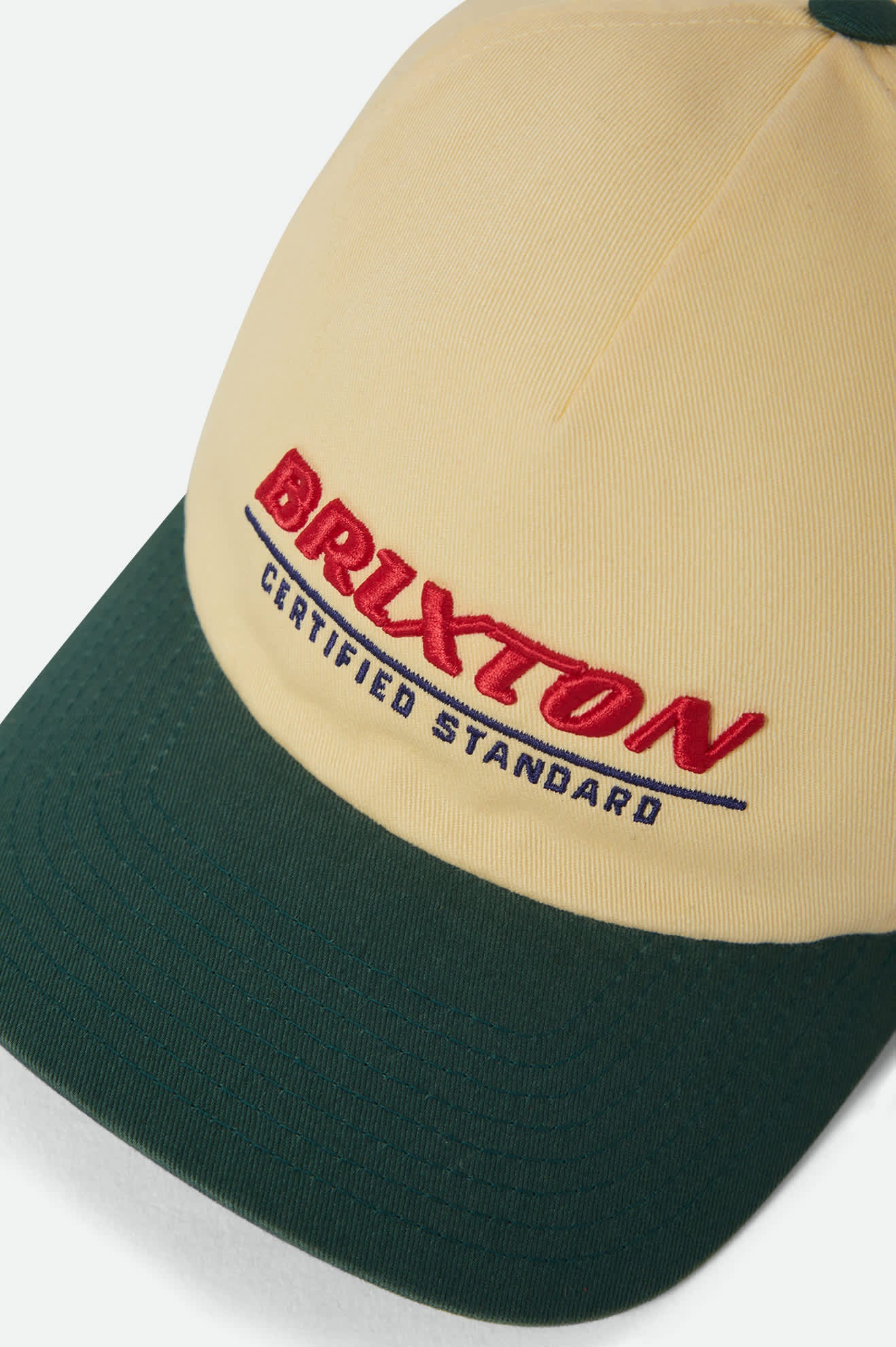 Brixton Certified Adjustable Hat - Washed Celestial Yellow/Mediterranean Teal