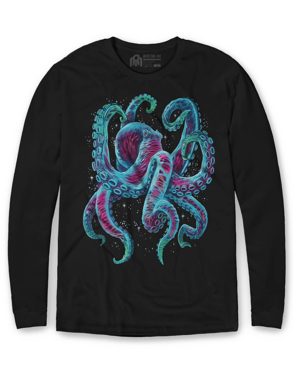 Gleaming Octo Glow-in-the-Dark Long Sleeve Tee