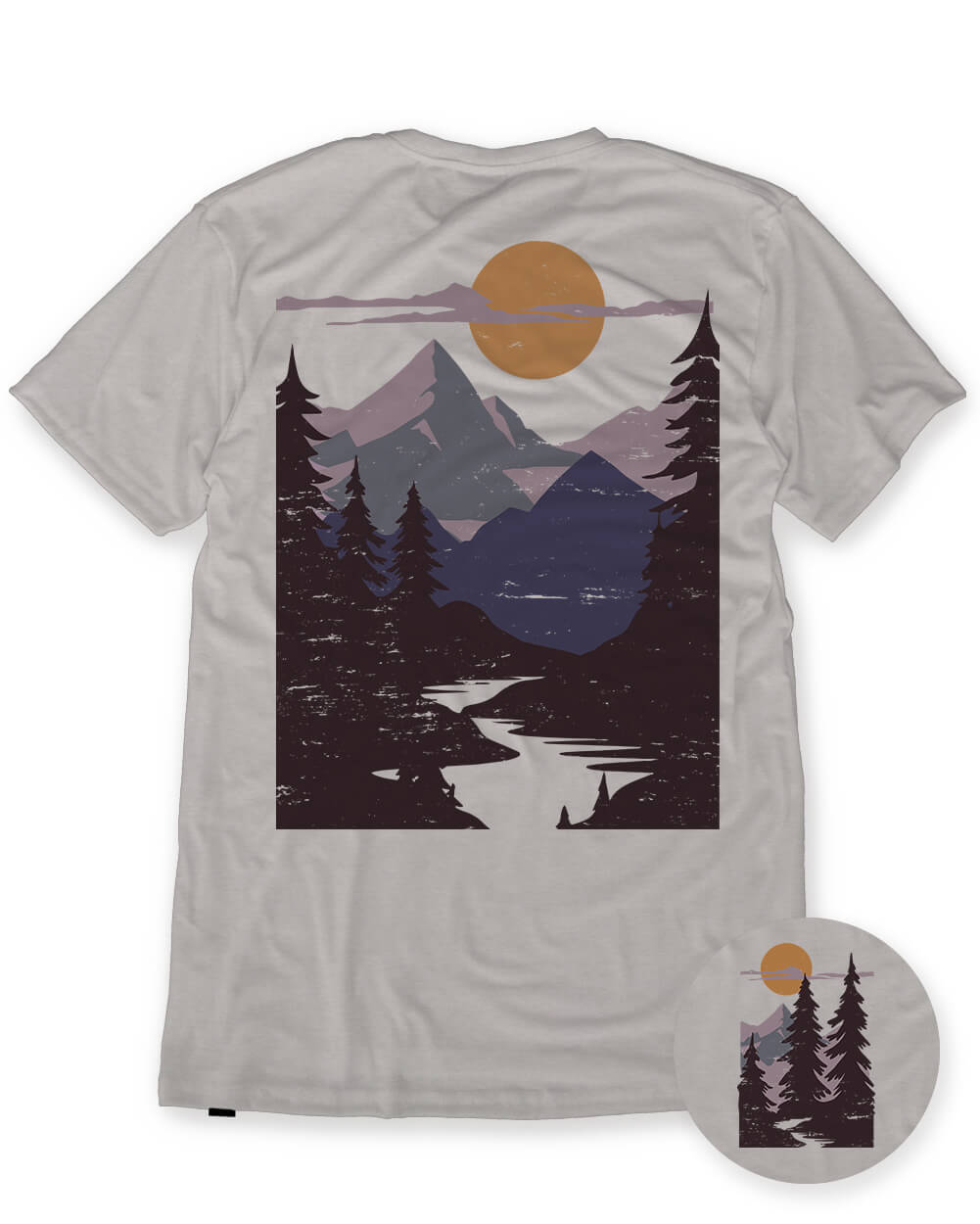 Purple Peaks Tee