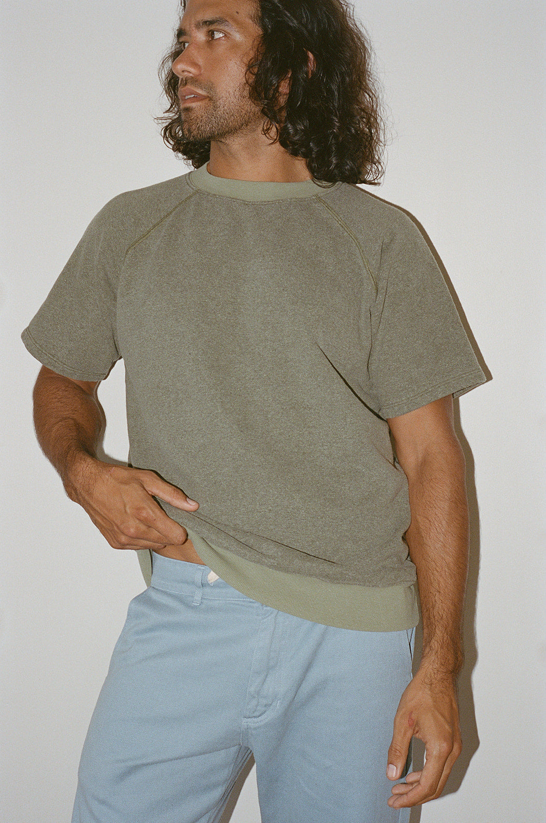 Heathered Magnuson Short Sleeve Raglan