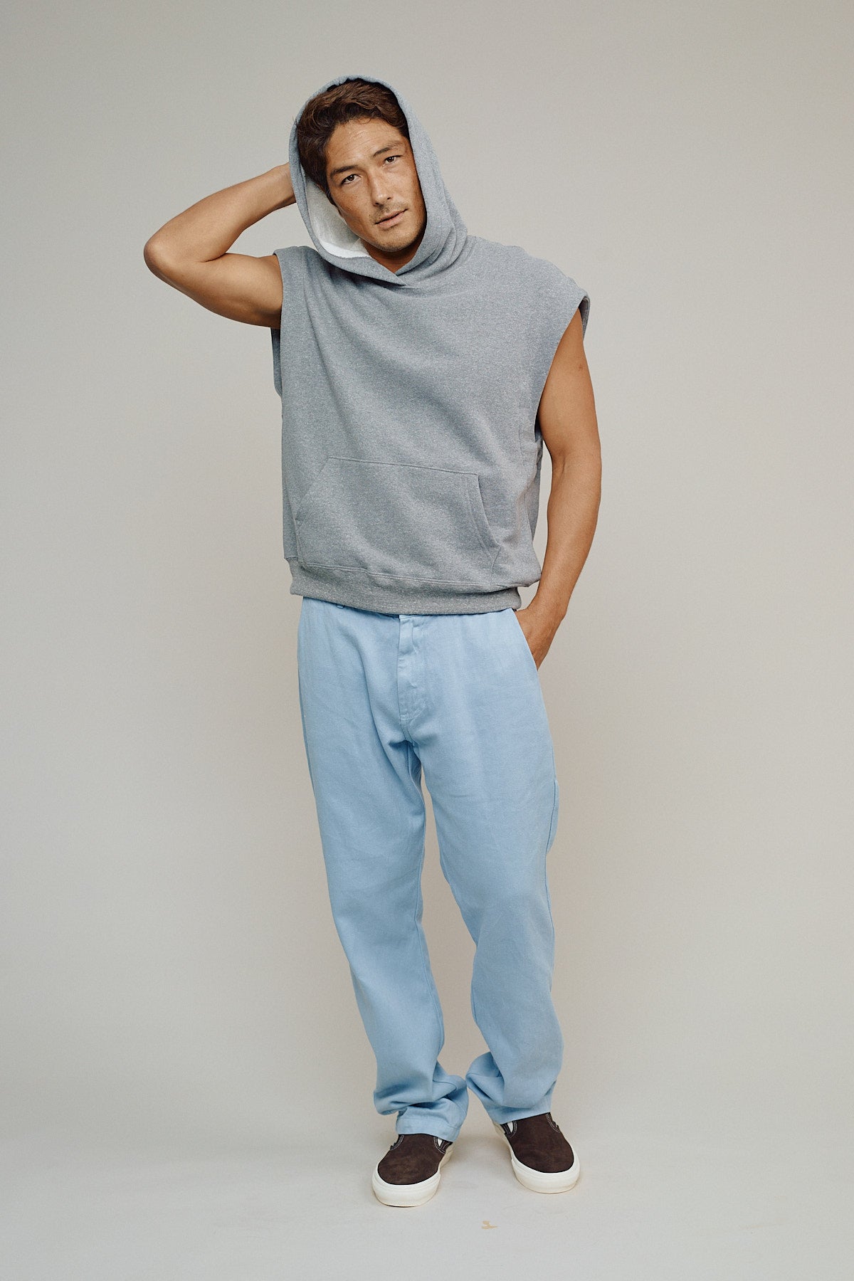 Heathered Balboa Hooded Sweatshirt